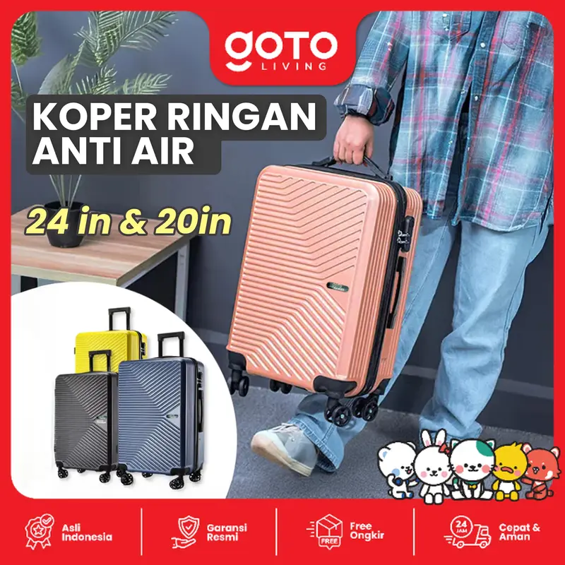 Goto [COD] Ranger Koper Cabin Suitcase Roda Bagasi Hardcase Kabin Waterproof 0
