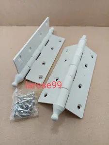 Engsel Pintu Plastik PVC 4,5 inch Pintu Kamar Mandi Toilet Putih