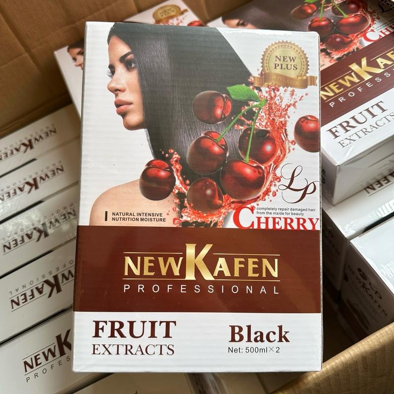 Thuốc nhuộm đen New Kafen cao cấp không dính da đầu 500ML ( TẶNG 1 LƯỢC NHUỘM ) Đổi Màu Tóc Nhuộm Tóc ( Ngọc Lan Hair )