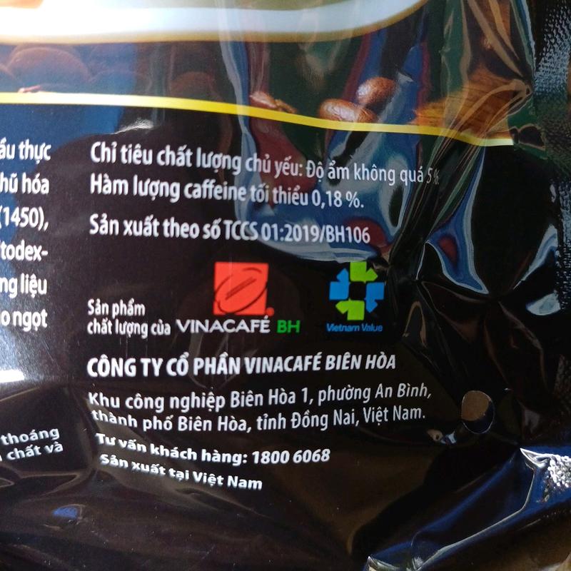 com bo 4bich cà phê sữa  Wake-up sài Gòn 3trong1 hòa tan 1bich 24goi×19g Coffee Cafe 5