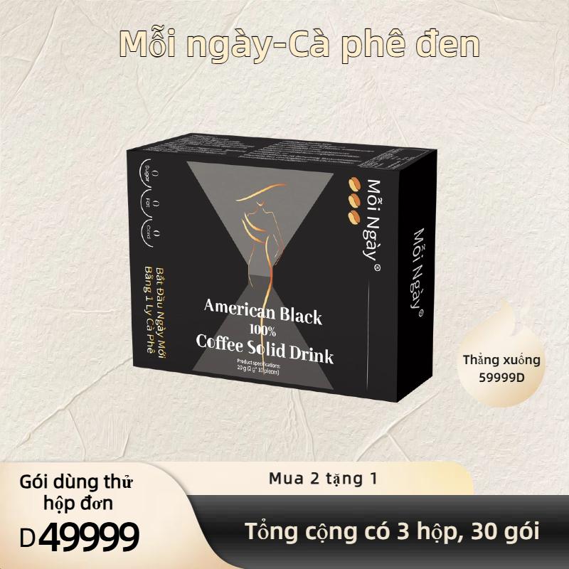 Cà phê đen đặc biệt, 100% Arabica, rang xay thủ công, 10 gói/hộp - Mua 2 tặng 4 - Coffee 0