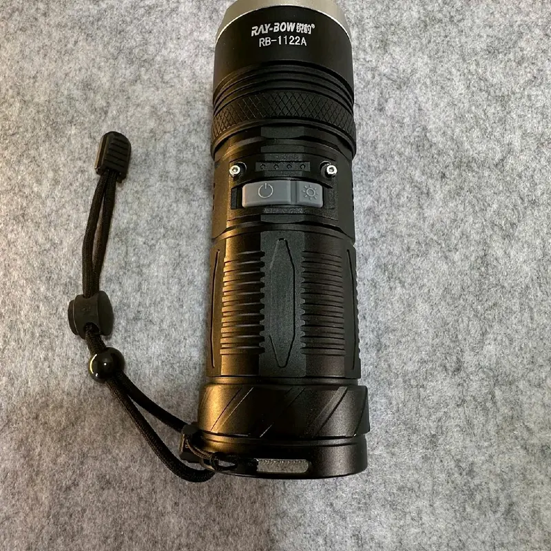 Đèn pin [ 1122A ] cầm tay siêu sáng 2024 chiếu xa 700 mét ZOOM xa gần chống nước sạc ngược cho điện thȯại, Pin 18650*3 - Dung lượng ~ 8000 mah... 6