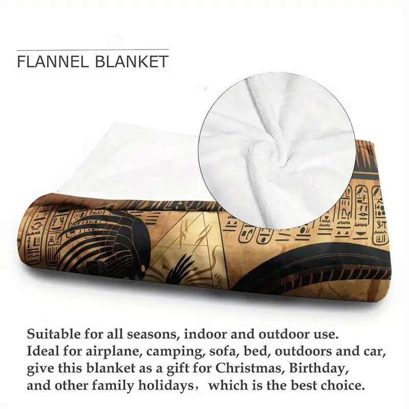 Alien Pattern Blanket, 1 Count Soft Warm Throw Blanket, Air-conditioned Room Blanket, Warm Nap Blanket for Home Office Travel 3