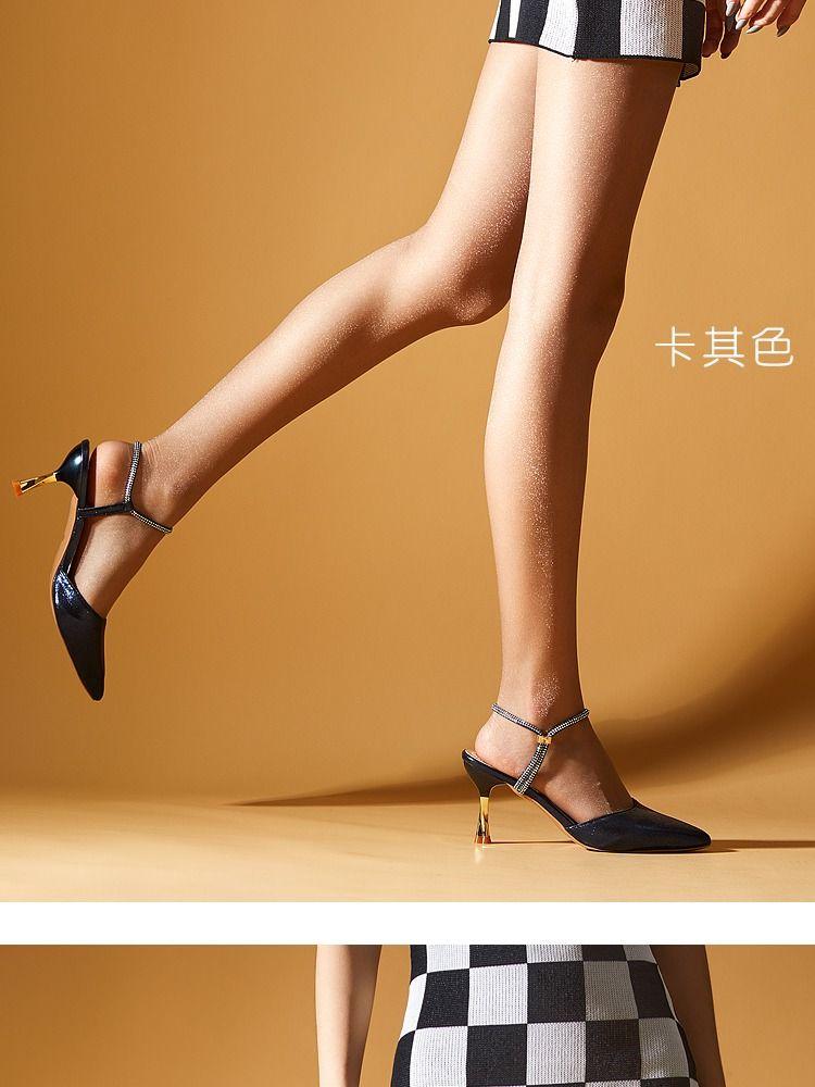 Product Introduction of Pearl Shiny Crystal Stockings 0D Transparent Sexy Ultra Slim Shiny Silk Stockings Naked Women Pure Desire Spring and Summer Womenswear Socks Lingerie Comfort Basic Minimalist 25