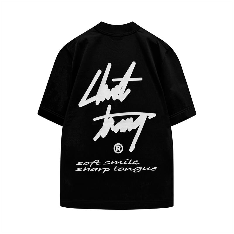 TEE SMI đen trắng - ÁO THUN smile CHUỘT TRẮNG