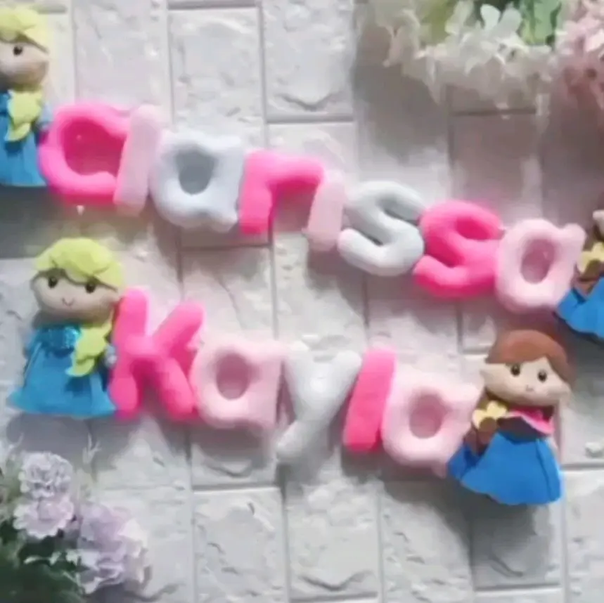 gantungan nama kharakter Frozen/ dekorasi kamar/hiasan dinding/dekorasi rumah/Frozen