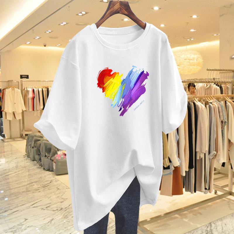 Product Introduction of Áo Thun Cotton ngắn Tay Cỡ Lớn Màu Xanh Lá Huỳnh Quang, Dành Cho Nữ, Dáng Rộng Vừa Vặn, Dài Trung Bình Che Hông, Áo Ngoại Cỡ, Thích Hợp Cho Mùa Hè Mới 2025 4