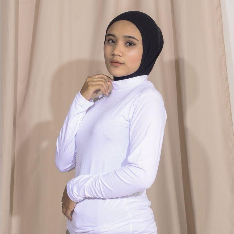 Manset Kaos Premium Rayon super / basic tutrtleneck / manset Hitam Polos 0