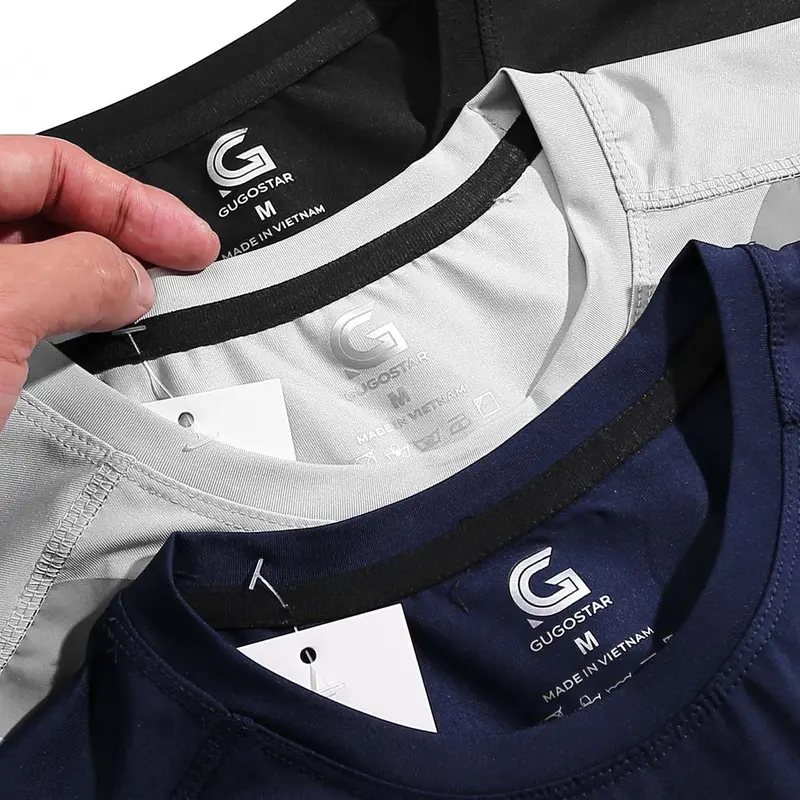 Áo Thun Nam WAVEZ G01 GUGOSTAR, Thun Thể Thao Polyester, Co Giãn 4 Chiều 3