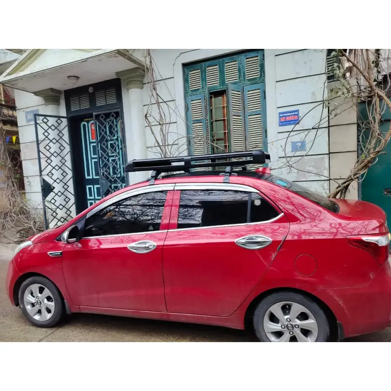 Giá nóc cho xe Hyundai i10⚡ HÀNG LOẠI 1 ⚡ Baga chất liệu hợp kim nhôm nhẹ bền, thiết kế thể thao 5