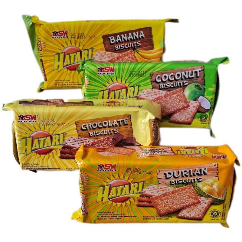 Hatari Biskuit Mini Coklat Kelapa Durian Pisang 90 gr - Shop | Tokopedia