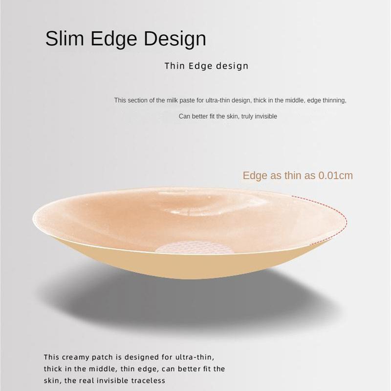 Miếng Dán Ngực Nâng Ngực Silicon, 10CM, Chống Mồ Hôi, Có Thể Tái Sử Dụng, Tự Nhiên Và Vô Hình, Chống Chảy Xệ, Thoáng Khí, Phụ Kiện Áo Ngực Nữ 5