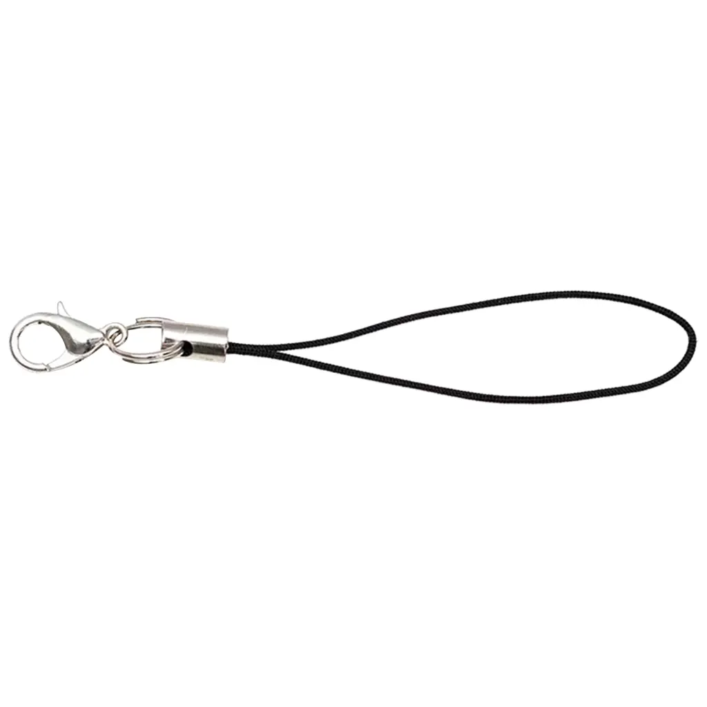 DIY Phone Lanyard Kit Phone Rope Phone Pendant Polyester Phone Chain Suitable for USB Drives MP3 Players Jewelry Making