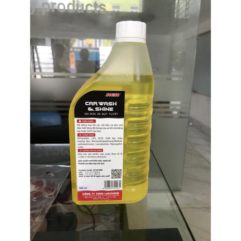 Product Introduction of Dung dịch rửa xe bọt tuyết Car Wash & Shine 850ml - Tỷ lệ pha 1:120 8