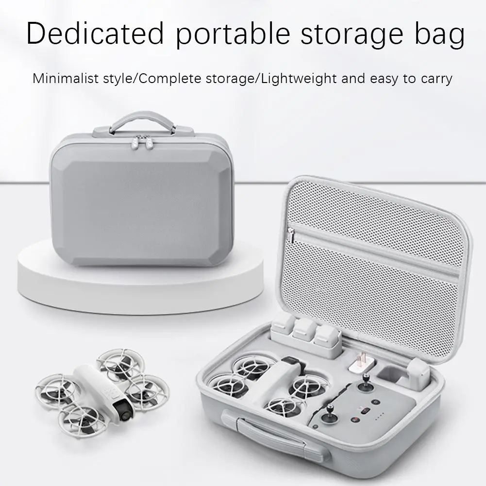 For DJI NEO Drone Storage Bag Handheld Flight Camera Accessory Box Set Waterproof PU Portable Bag