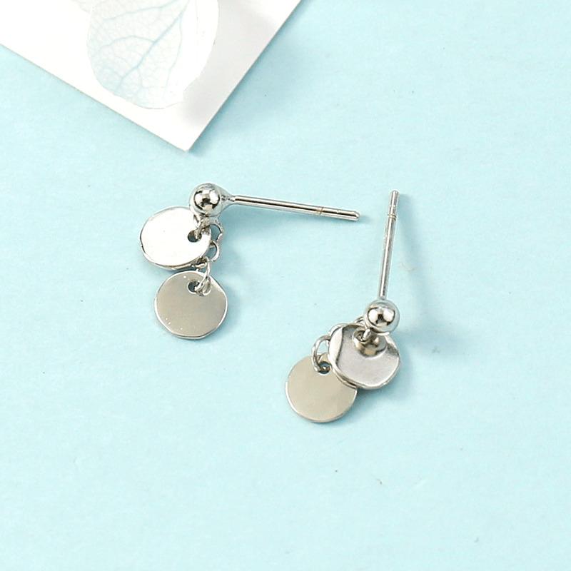 Product Introduction of Luxe & Luster Jewelry Bông Tai Đinh tán Wafer, Shinning, Đồ Trang Sức Đồng Thau, Dành Cho Phụ Nữ, Thiết Kế Độc Đáo, Cao Cấp, Tinh Tế, Thanh Lịch, Dễ Phối Đồ, Phong Cách Hàn Quốc, Đồ Trang Sức 10