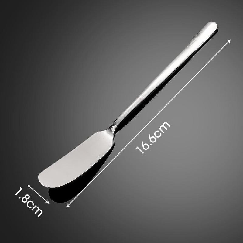 Product Introduction of New Bread Jam Tools Butter Spoons Kitchen Gadget Cream Wipe Cream Spatula Multipurpose Stainless Steel Toast Scraper 19