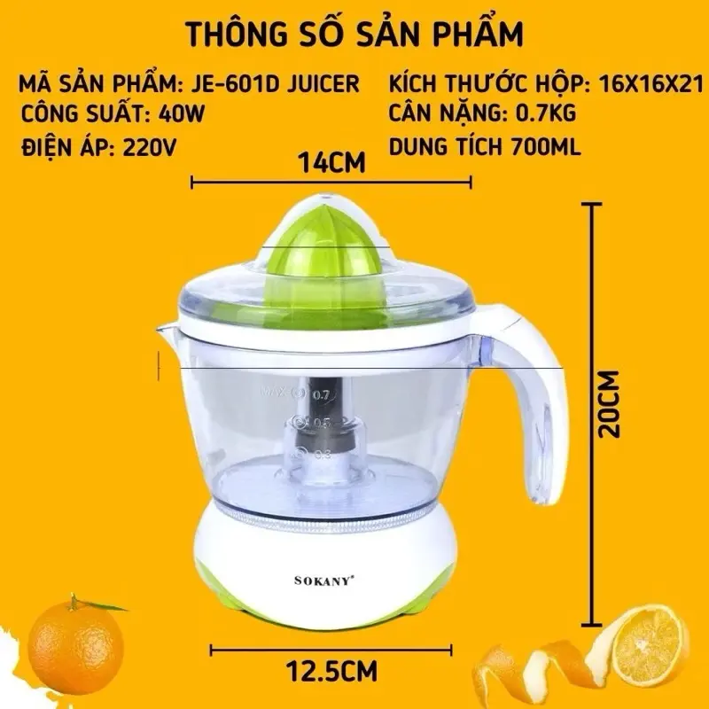 Máy vắt cam giải nhiệt mùa hè