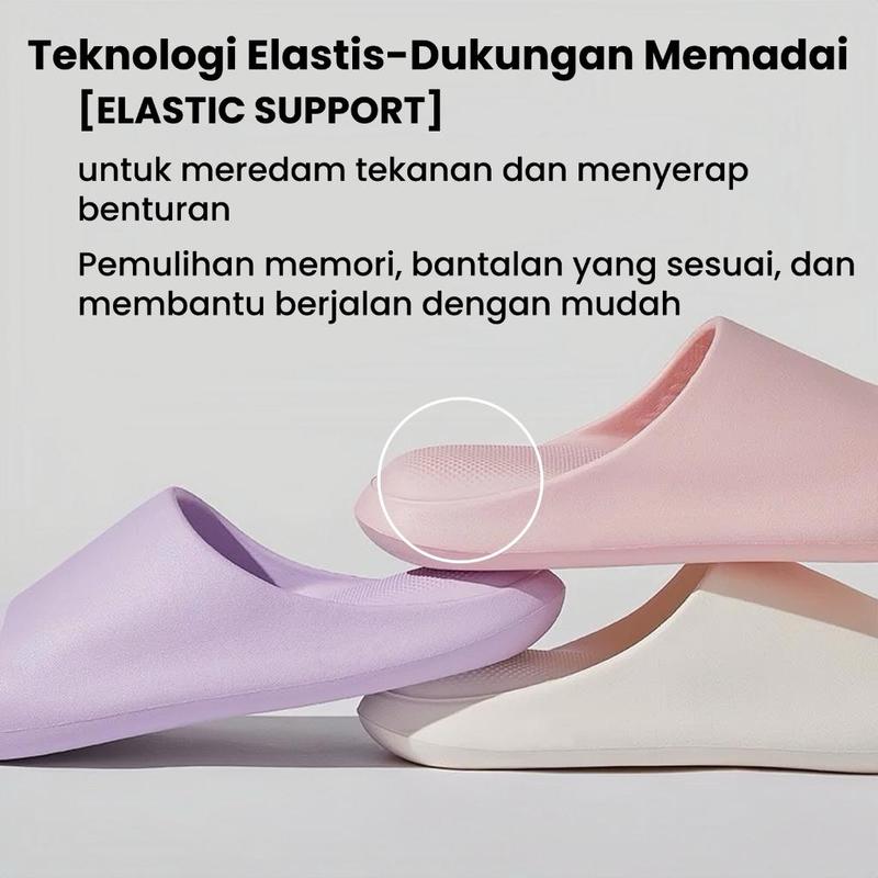 QH NEW Sandal Premium Wanita Pria New Cat Claw Sendal EVA Lembut NO.1 Sandal Rumah Cewek Dan Cowok Sendal Keluarga Shoes Putih 5