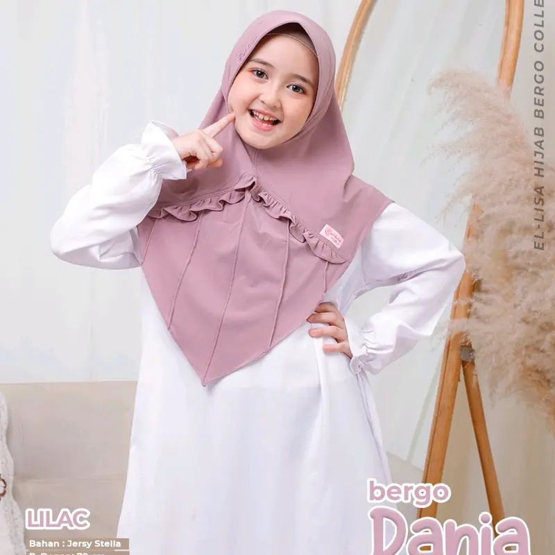 bergo Dania kids Anak Jilbab Muslim 4
