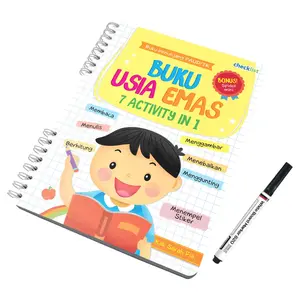 Buku Usia Emas 7 Activities in 1 Aktivitas Anak PAUD TK Bisa Hapus Tulis Ulang