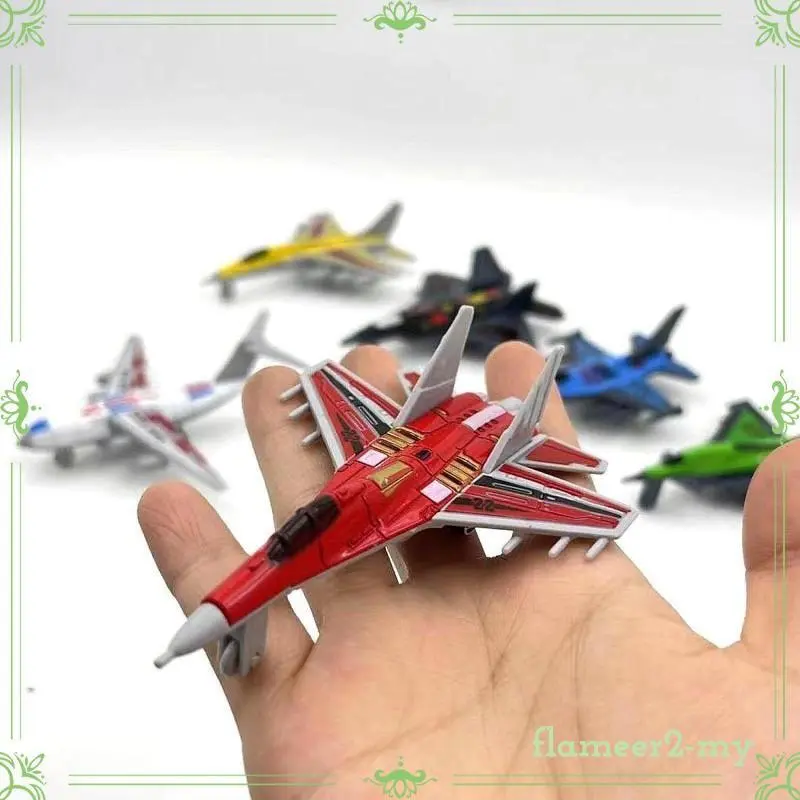 6Pcs Alloy Fighter Jet Models Airplane Birthday Gift Diecast Plane