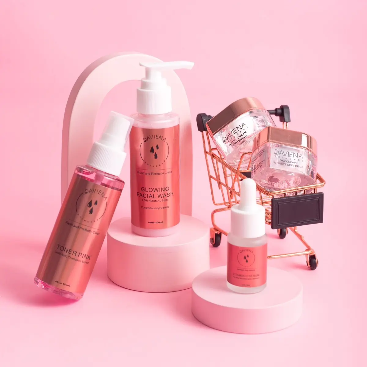 PAKET GLOWING SERIES DAVIENA