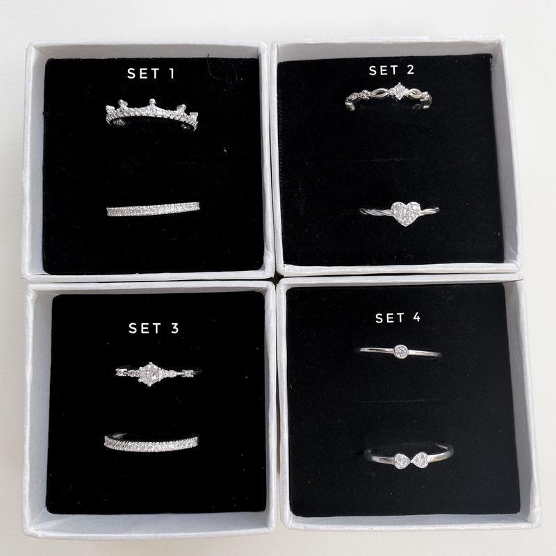 Set nhẫn bạn thân gồm 2 chiếc xinh xắn