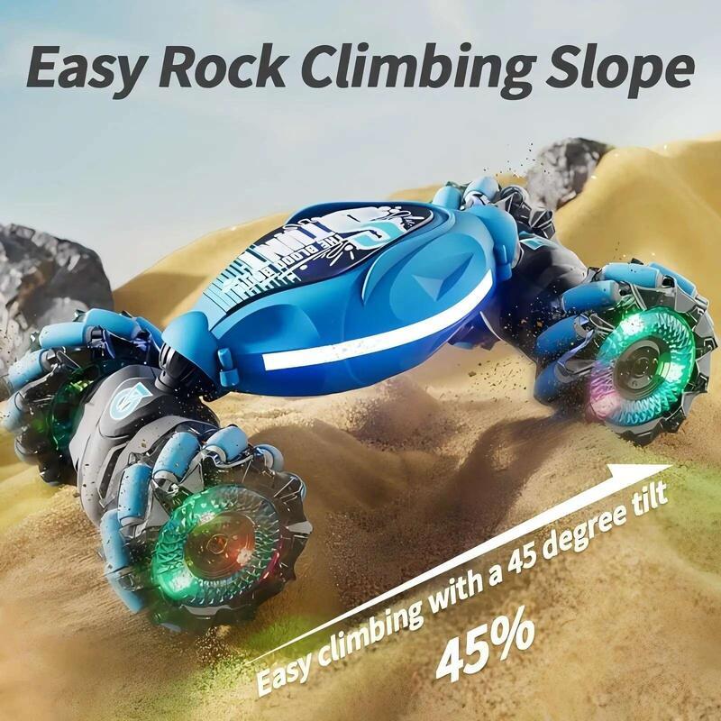 Gesture sensing Morphing remote control car Children's toys Twist four-wheel drive climbing stunt boy rechargeable off-road vehi 2