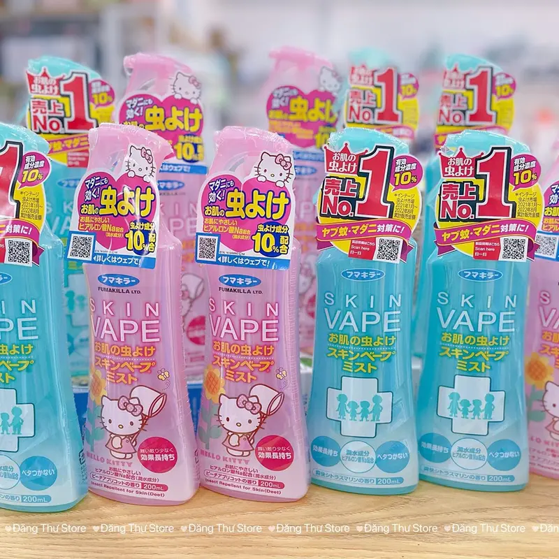 Xịt chống muỗi, côn trùng đốt Skin Vape Nhật 2