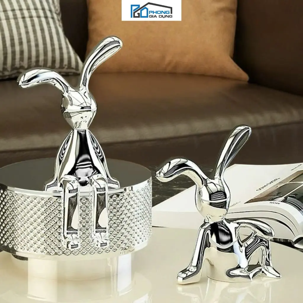 (Quà tặng) Thỏ decor trang trí - Màu sắc kiểu dáng ngẫu nhiên