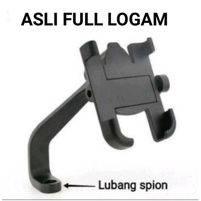 Gambar Holder Spion Sepeda Motor Untuk Handphone Gps Universal Breket Stand Hp Alloy Besi Logam dari Yudi Shop Solo Kota Surakarta Tokopedia