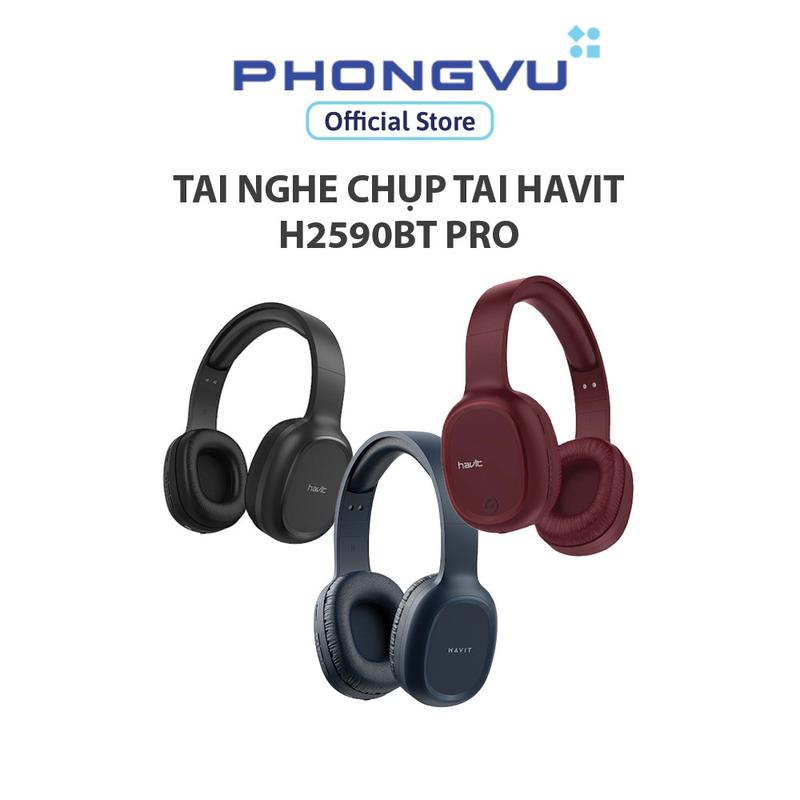 Tai Nghe Nhạc Havit H2590BT PRO Thiết kế chụp tai & Kết nối Bluetooth - Bảo hành 12 tháng