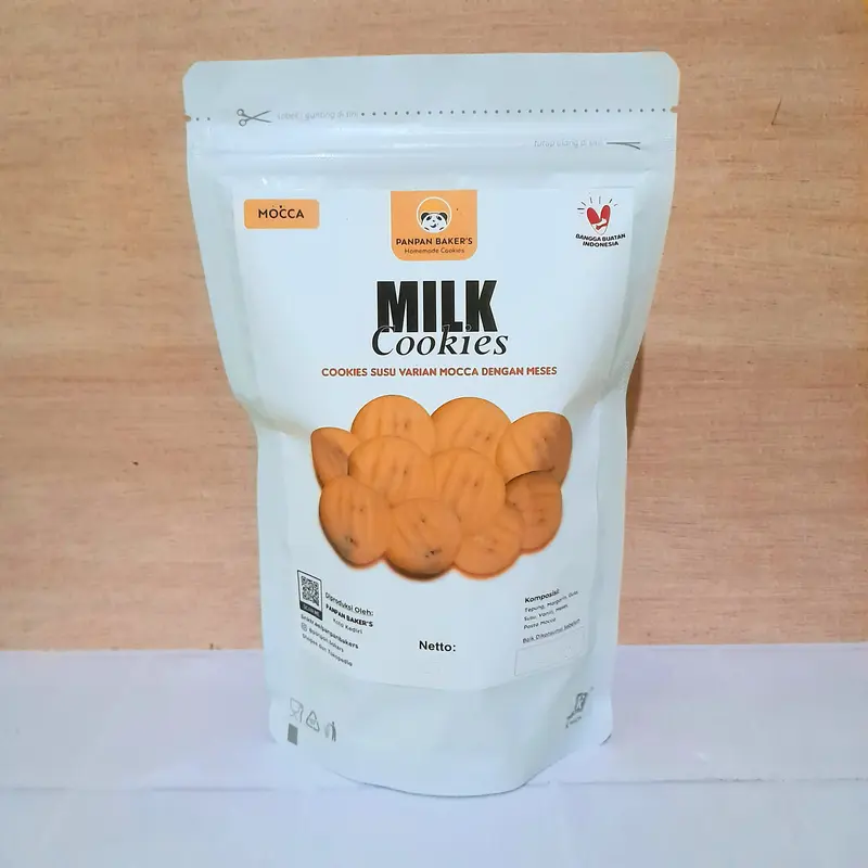 Aneka Cookies Pouch Hemat - Panpan Baker's / Free Cookies Pouch (Milk Cookies / Chui Kao So) 2