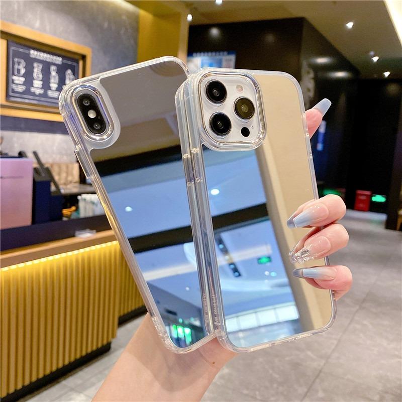 เคสโทรศัพท์กระจกแฟชั่นใหม่สำหรับ OPPO Reno 12, 11, 10, 9, 8, A96, A94, A93, A1, F21, F19 Pro, 8Z, 7Z