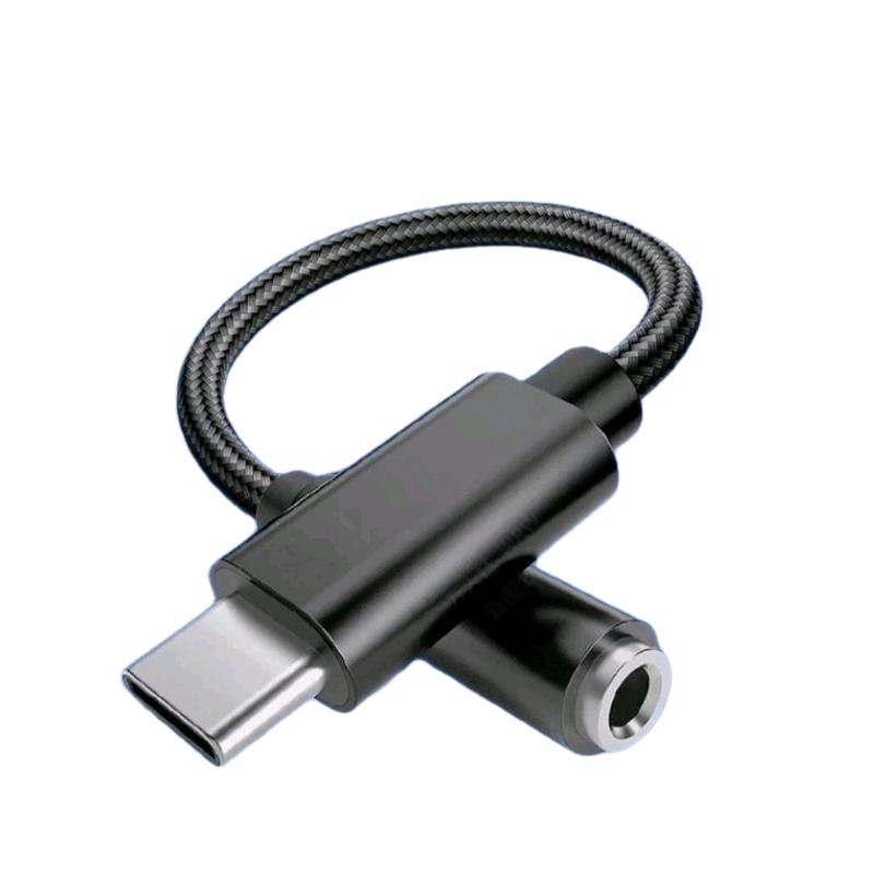 Adapter Konverter Sambungan Headset type-c TO Jack Audio 3.5mm Accessories Headphone Earphone 0