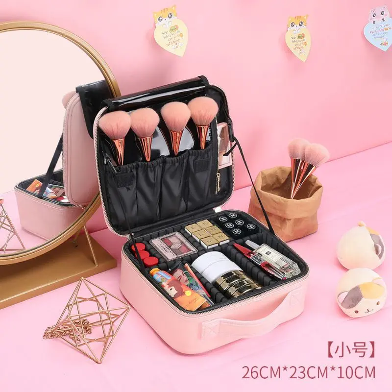 (Loại 1 Có Đai Đỡ) Cốp đựng mỹ phẩm Có Đai Đỡ khung xốp