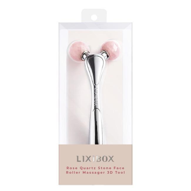 Thanh Lăn Massage Mặt Đá Thạch Anh Tím Lixibox Amethyst Stone Face Roller Massager 3D Tool Làm Đẹp Da Skincare