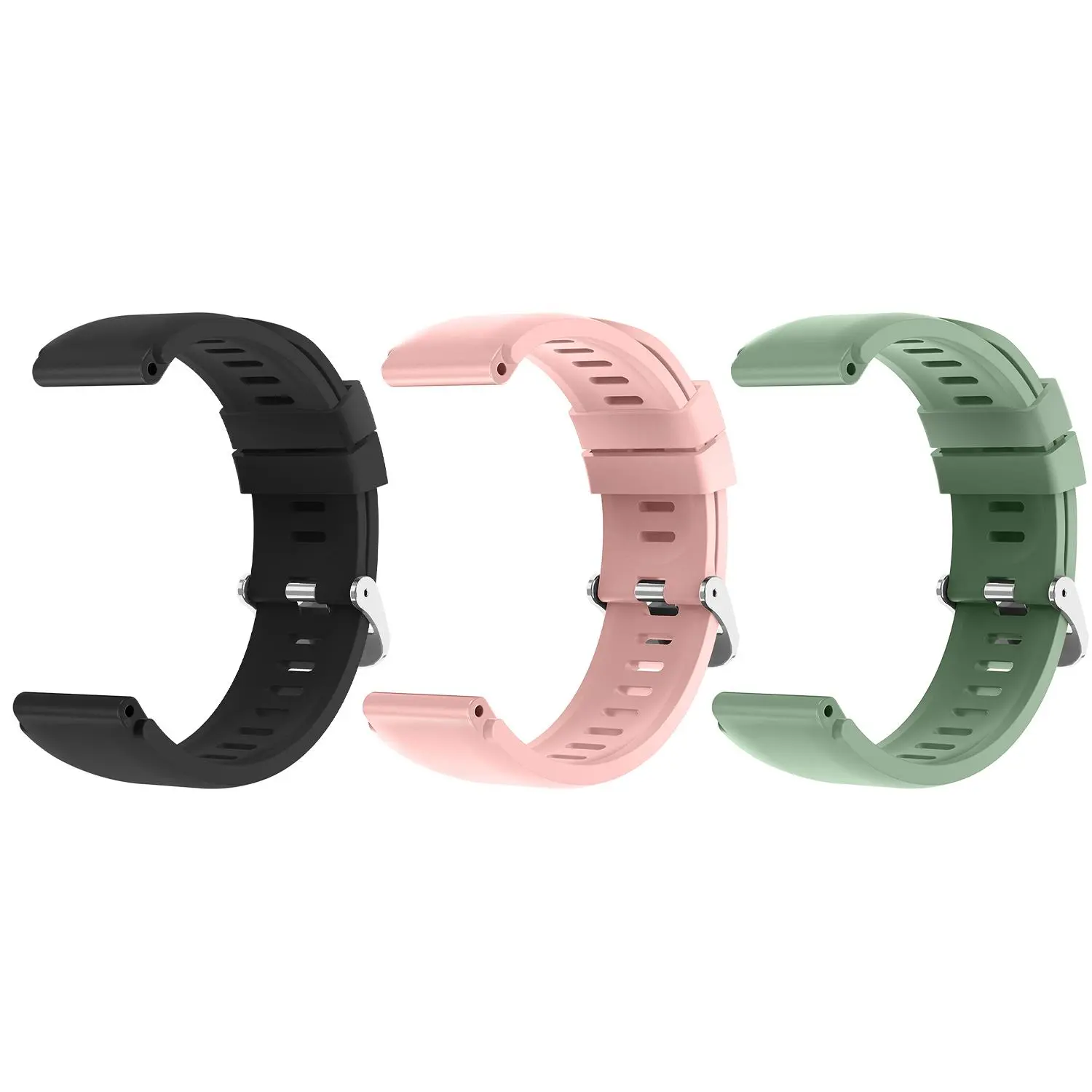 Durable Silicone Watch Band for Watch ZL54C/ZL54CJ, 20mm Soft Rubber Replacement Watch Band with Stainless Steel Buckle, Smart Watch Bands Sport Watch Band for Men Women, Replacement for 20mm Watch Band