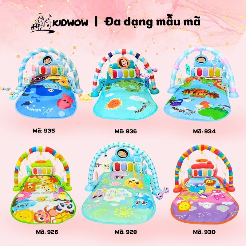 [TẶNG KÈM LỤC LẠC] KIDWOW-Thảm nhạc cho bé, bé sơ sinh-giúp kích thích thị giác và trí não, giáo dục sớm Đồ Chơi Toys Kệ Chữ A