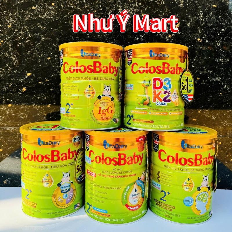 COMBO 2 LON-  Sữa công thức COLOS.BABY lon 800g cho bé  - date mới