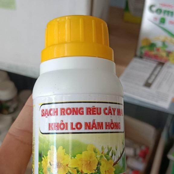 Quét rong rêu Mai vàng, tẩy rong, tẩy nám 100ml, sạch nấm Hồng không lo nấm bệnh. 0