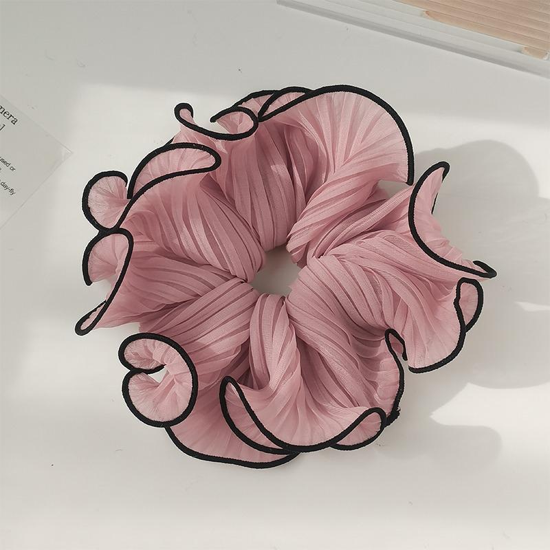 Product Introduction of Dây Buộc Tóc Cỡ Lớn, Thời Trang Ngọt Ngào Và Thanh Lịch, Phong Cách Cổ Điển Scrunchies Voan Nhăn, Dành Cho Phụ Nữ Và Trẻ Em Gái, Phụ Kiện Tóc, Hàng Mới Về Năm 2024 23