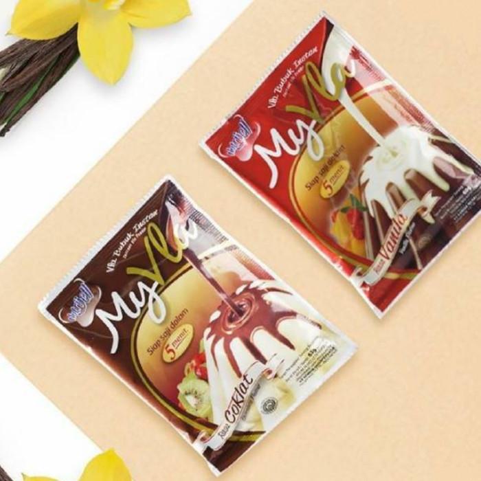 Product Introduction of NUTRIJELL MY VLA MY FLA COKLAT VANILLA 63gr FORISA PUDDING FLA PUDDING SERBAGUNA 11