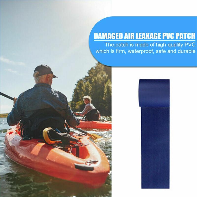 Product Introduction of New PVC Rubber Repair Patch Inflatable Boats Kayak Patch Tool Kit Waterproof with Glue Patching Roll Dinghy Leaking 19
