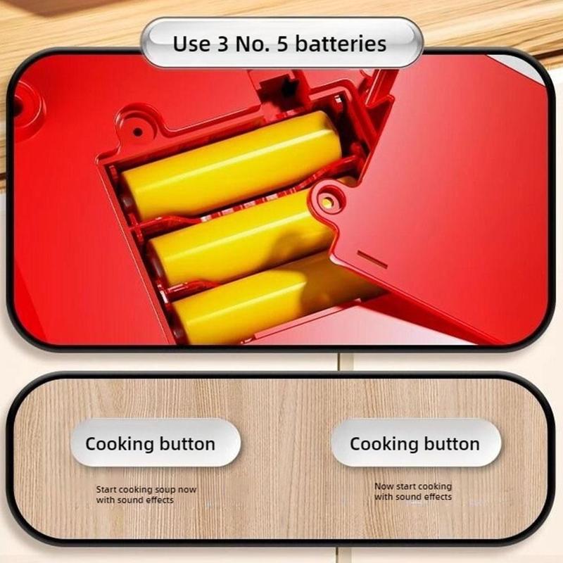 Product Introduction of Kitchen Toy Set For Kids Pretend Play Home Kitchen Baby Cooking And Cutting Toy Set Enjoy Eating Dishes Simulation Cooking Memory Training & Observation 4-6 Years 23