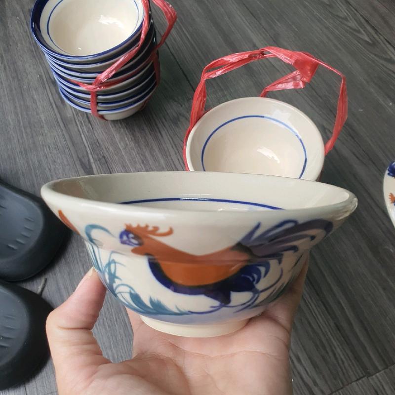 Sỉ 10 cái chén chiết yêu ( chén ăn cơm ) đường kính 13cm