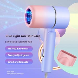 Gradient Folding Hair Dryer Blue Light Anion Hair Care High Power for Hair Salon Household Student Dormitory Available