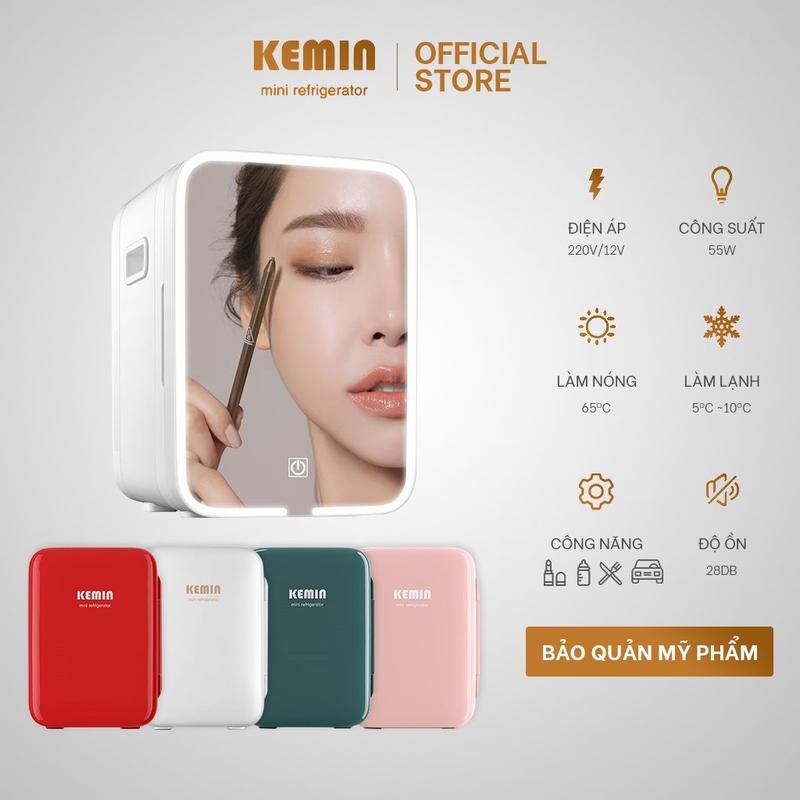 Tủ lạnh mini KEMIN K10 - 10L chính hãng - Dùng ở nhà và ô tô 2 chiều nóng lạnh