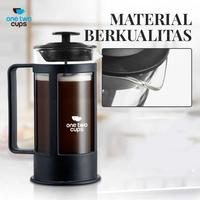 Gambar One Two Cups French Press Coffee Maker Pot Plunger Borosilicate 350 ml 600 ml 800 ml dan 1 L - FN35 - Hitam, 350 ml dari Usea Official Store Kota Administrasi Jakarta Barat 3 Tokopedia